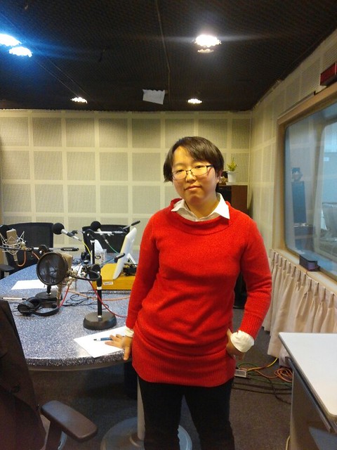 라디오 방송 녹음하고 왔습니다.