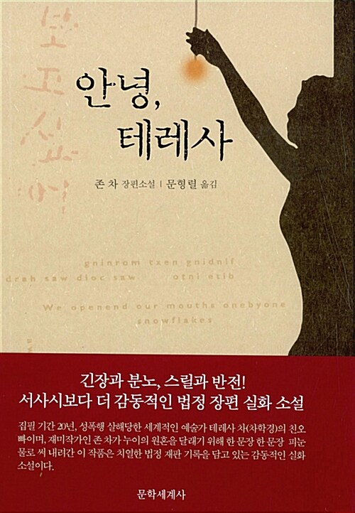 안녕, 테레사 – 존 차, 문학세계사